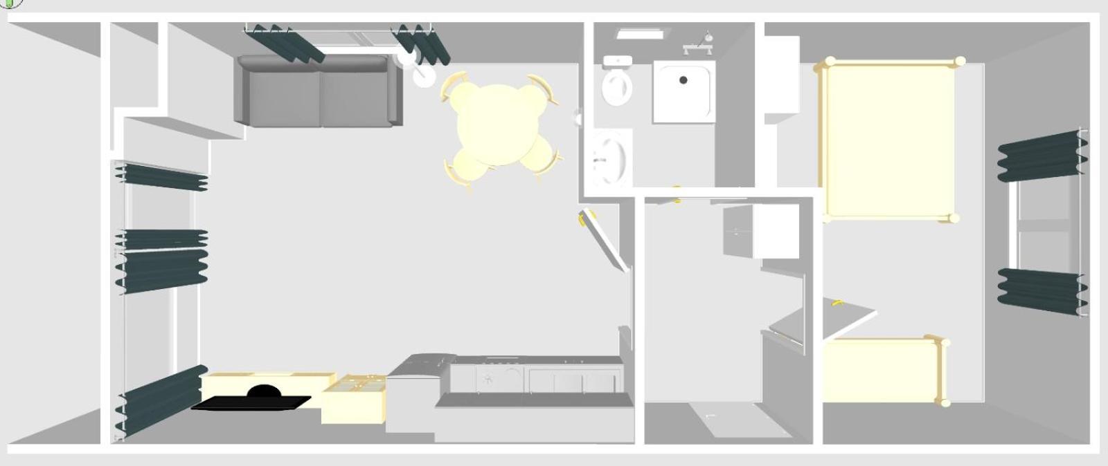 Apartamento Sonnige Mit Balkon *